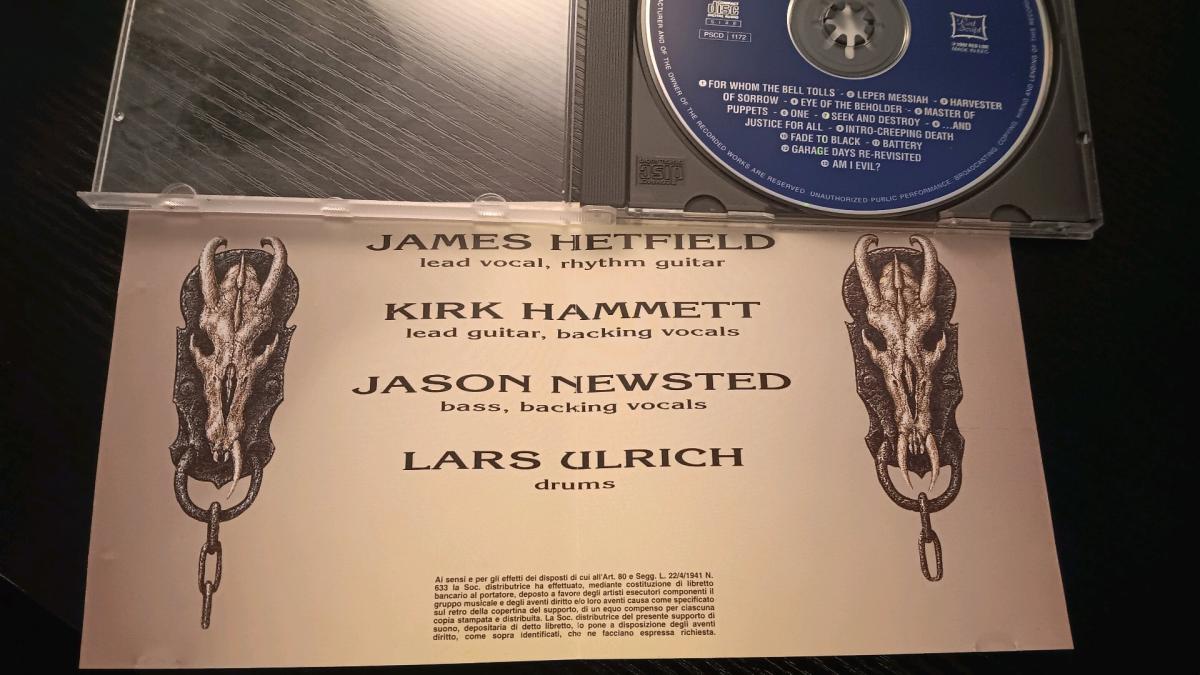 Rare Metallica CD Texas 1989 - Decatur, Illinois - FleaMarketBay