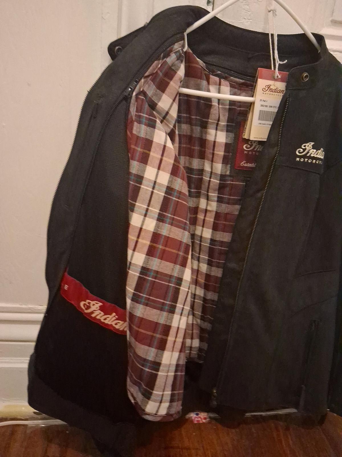 Womans Indian Motorcycle Leather JacketLG removable liner - Bradford, Pennsylvania - FleaMarketBay