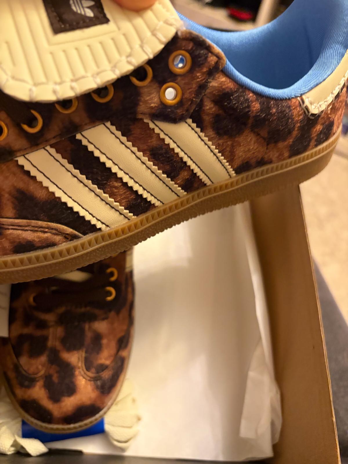 Adidas wales Bonner leopard print samba sneakers - Ridgewood, New York - FleaMarketBay
