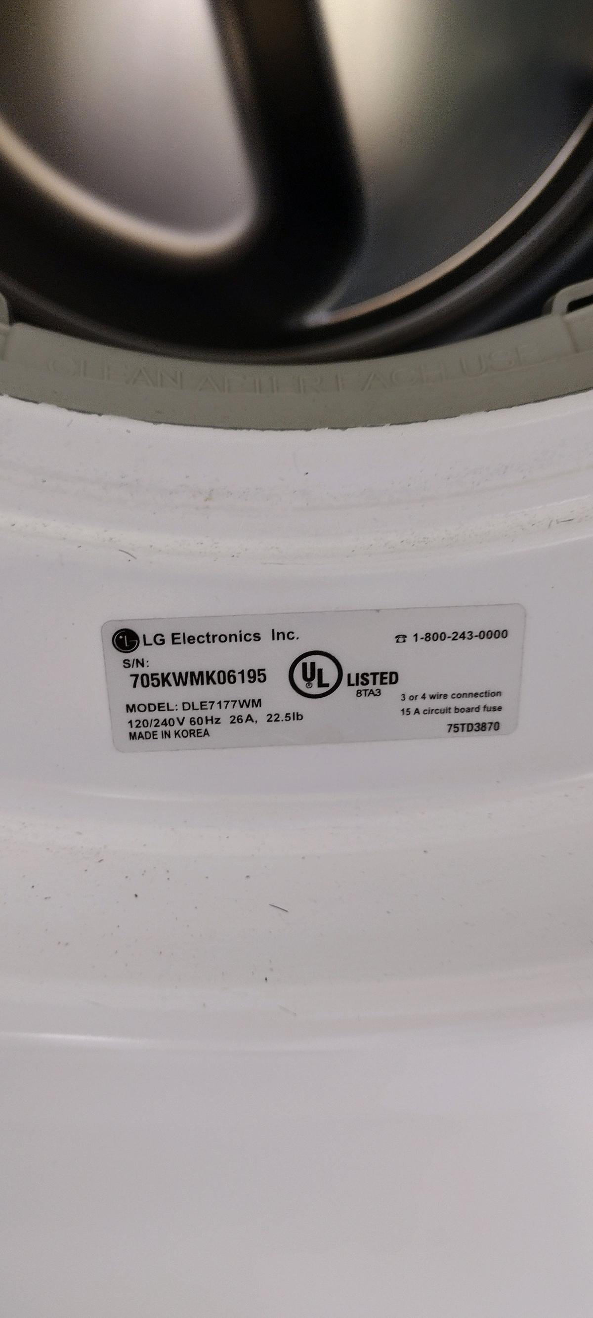 LG TROM DRYER - Keithville, Louisiana - FleaMarketBay