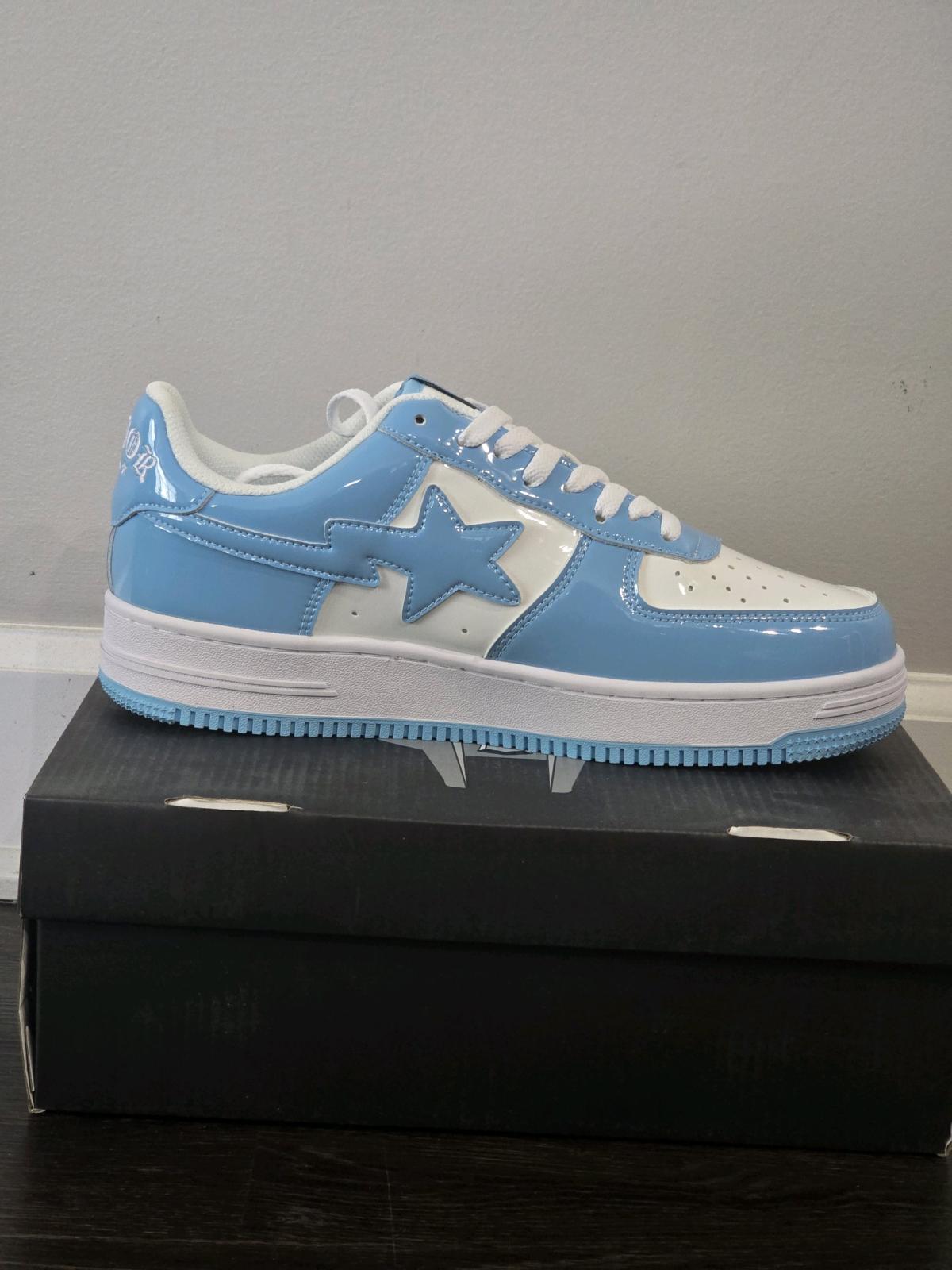Bape X Mf Doom Concept Sneaker Mens Size 9 Baby Blue - Valparaiso, Indiana - FleaMarketBay