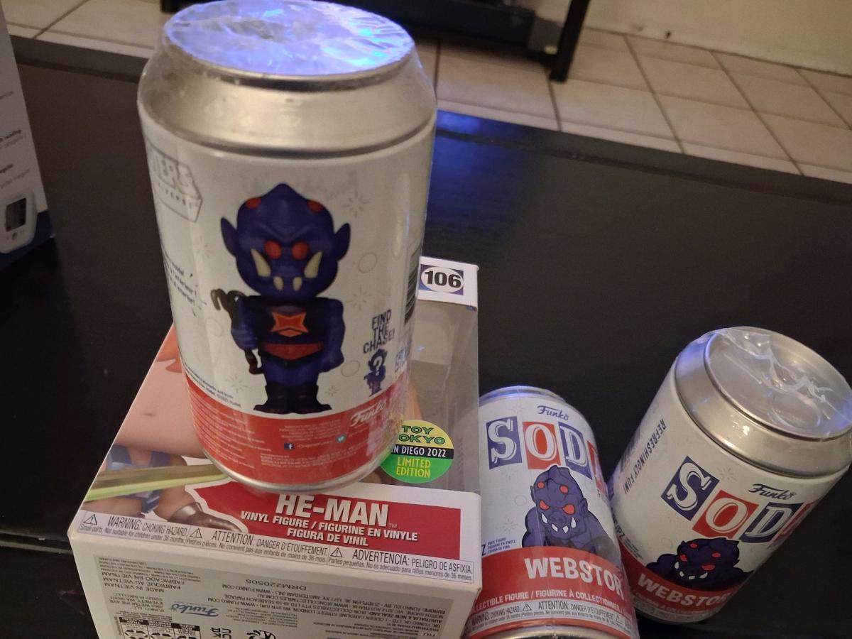 Funko Pop HeMan Masters Funko Pop Soda Webstor Sealed Funkon - Tucson, Arizona - FleaMarketBay