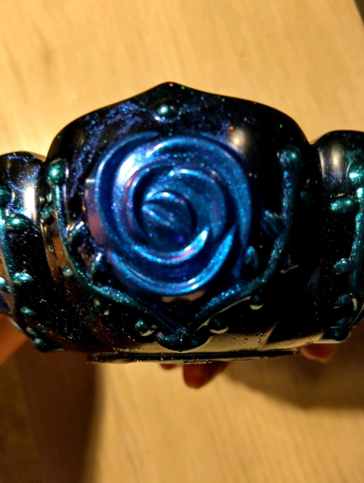 Handmade metallic Flower bowl