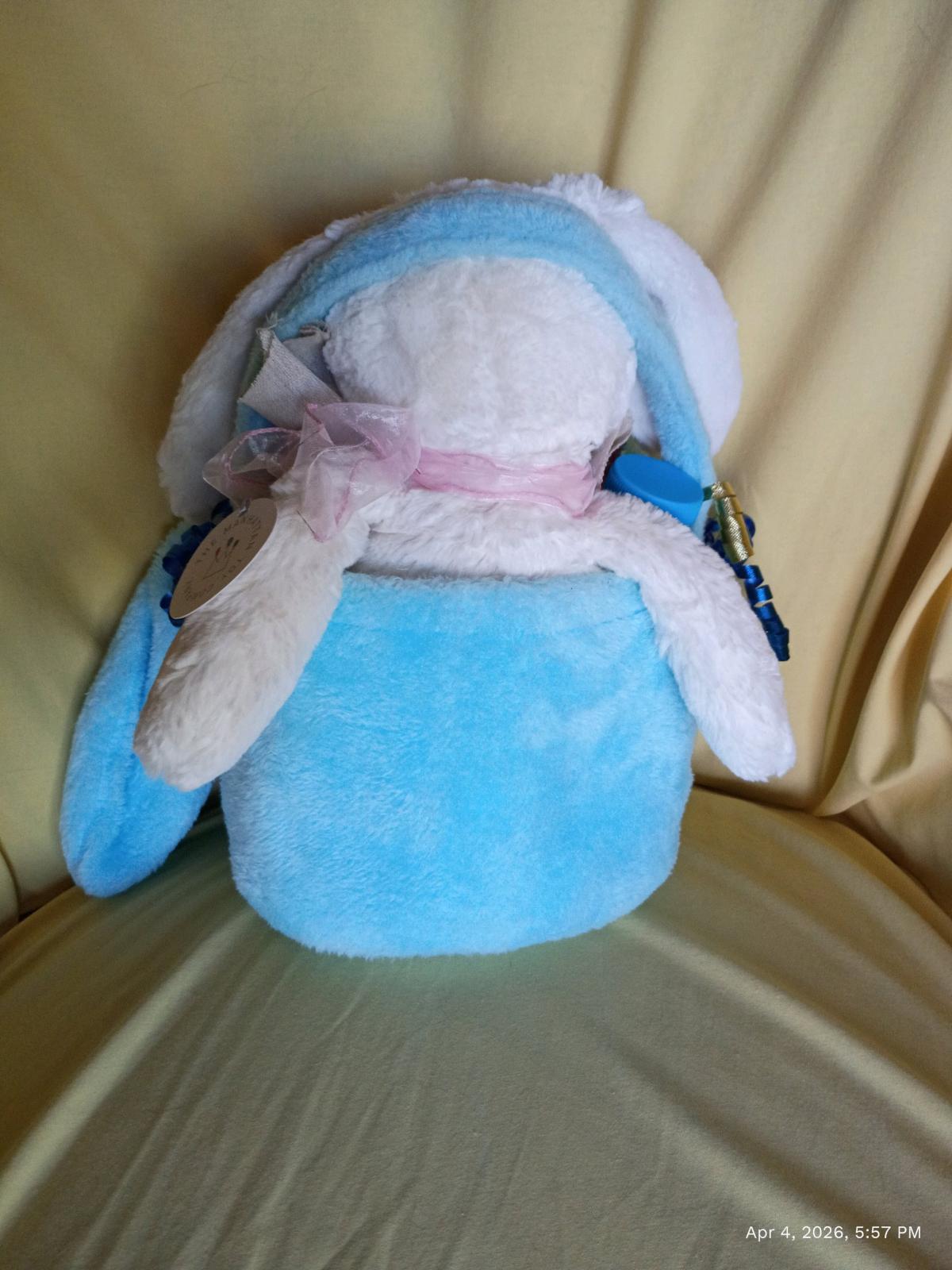 Manhattan Toy Co Blue Bunny Easter Basket - Bedford, Texas - FleaMarketBay