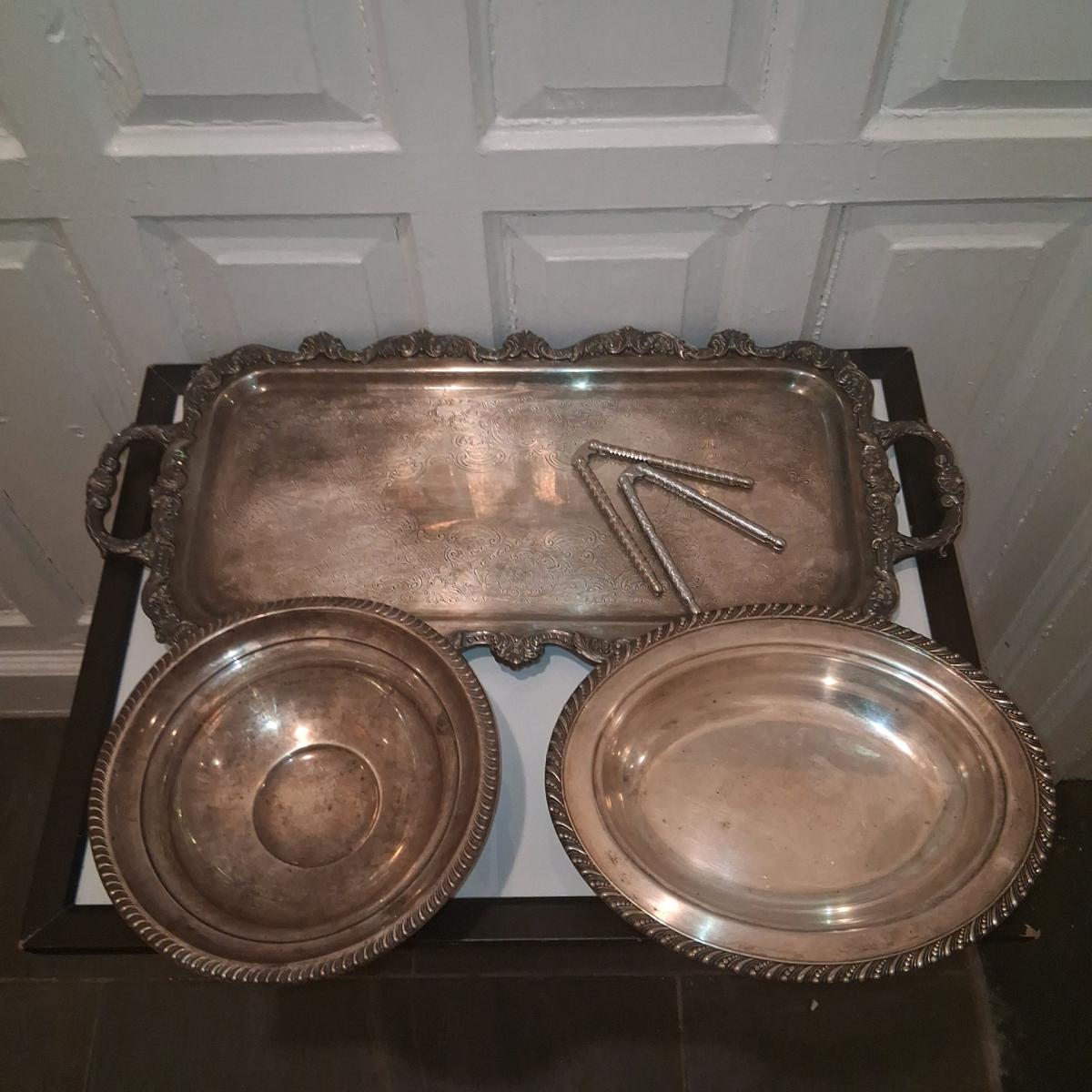 Gleaming Vintage Silverplate Entertaining Bundle  Poole Old - Philadelphia, Pennsylvania