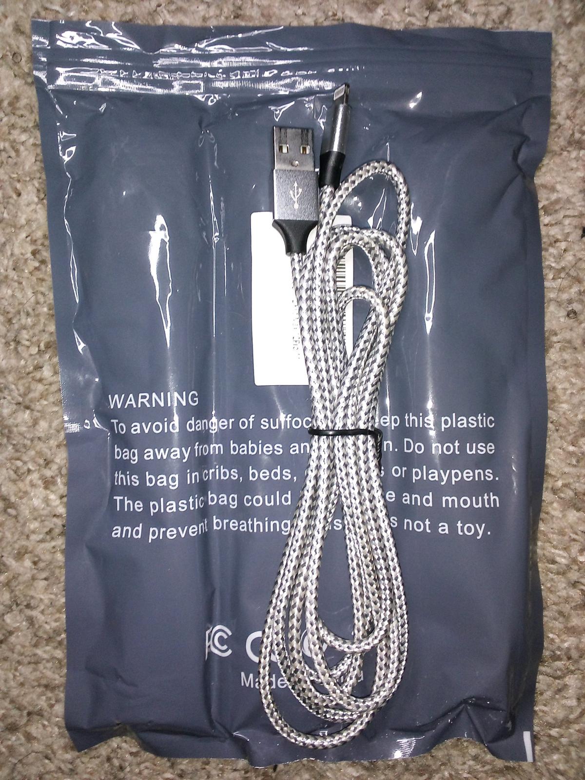 USB A to Lightning Cables 6ft