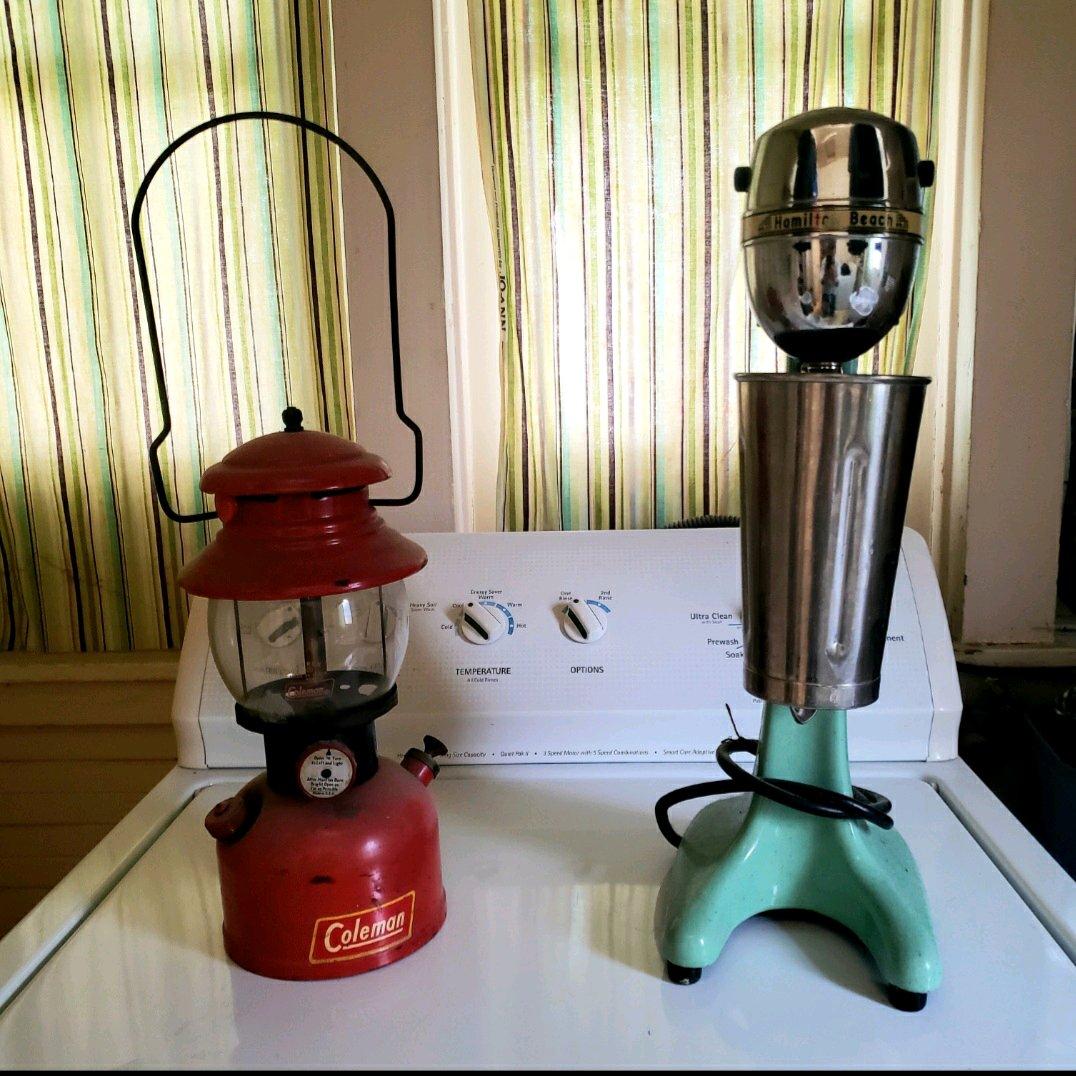 Hamilton milkshake mixer Coleman lantern - Upland, California - FleaMarketBay
