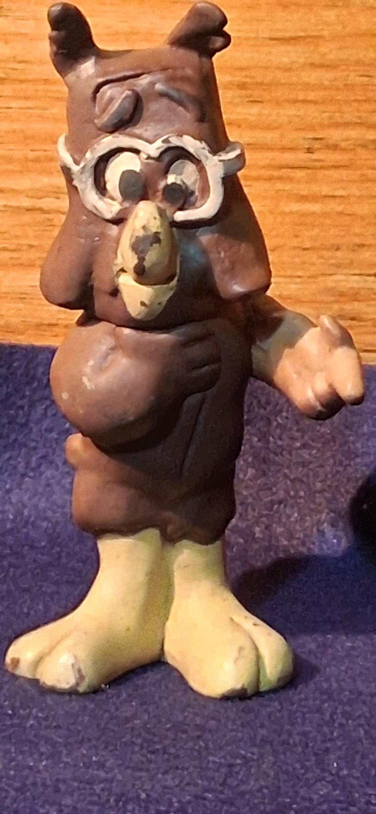 Vintage 1969 Howland Owl Figurine from Pogo Comic Strip