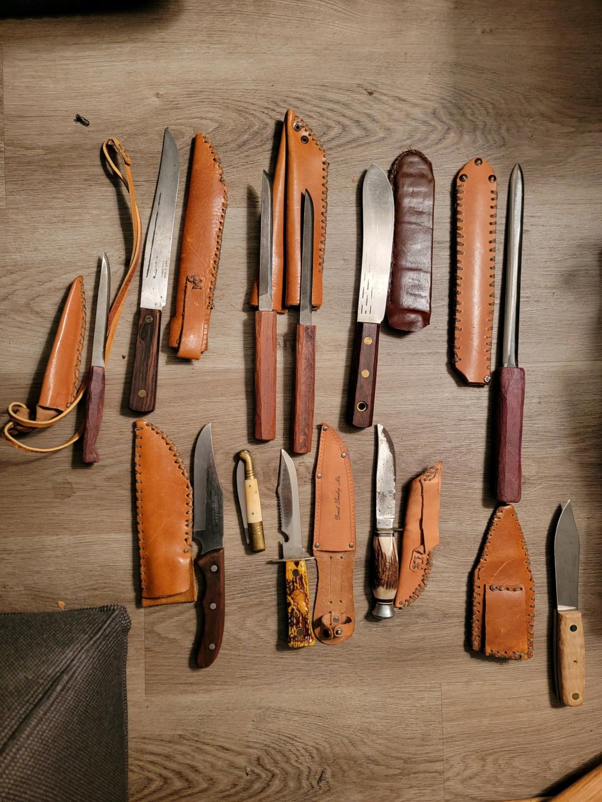 Handmade knives and some with brand markings - Vancouver, Washington - FleaMarketBay