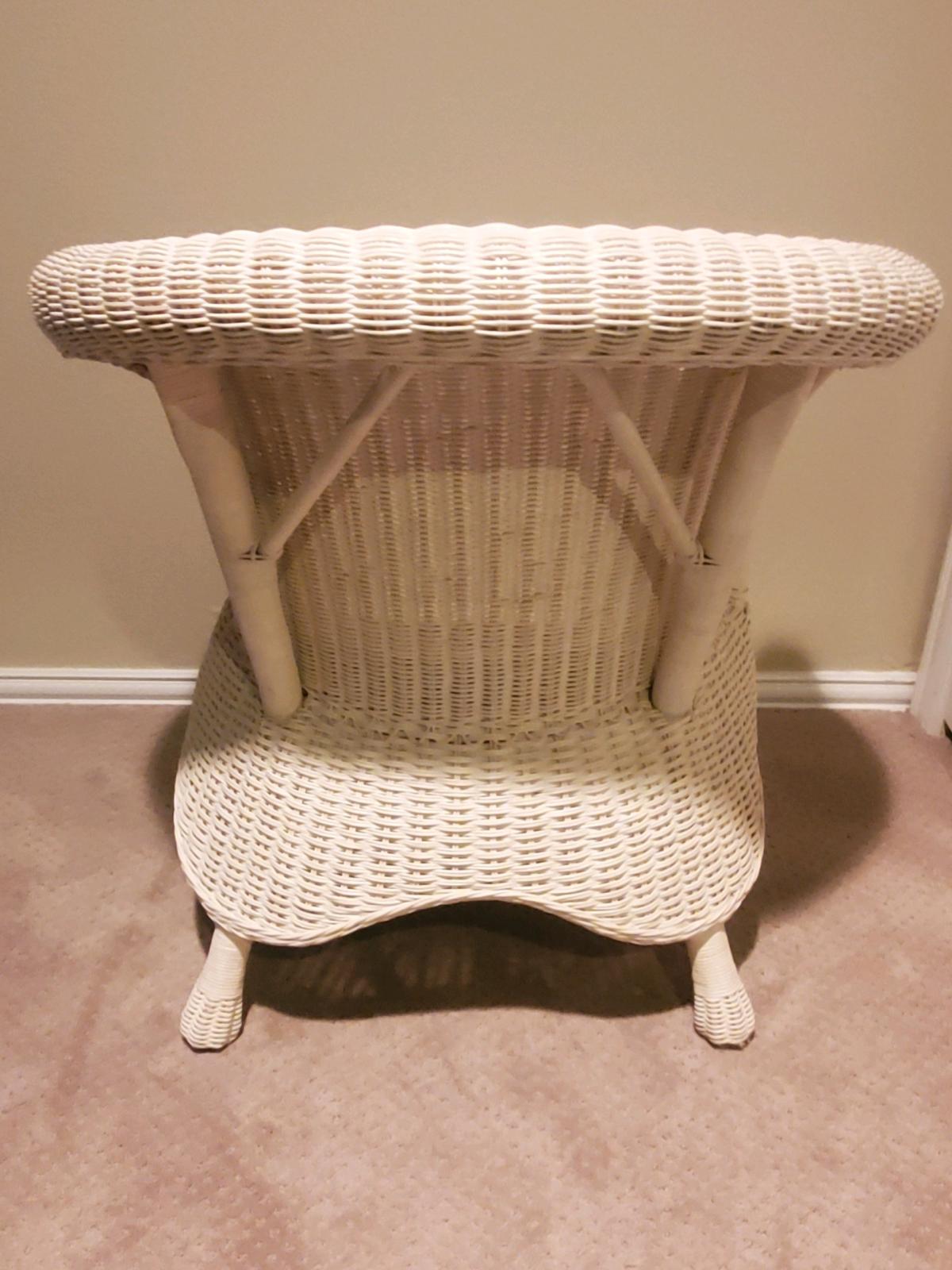 Pier One  Jamaica Collection  Asymmetrical Arm Chair  Rattan - Plano, Texas - FleaMarketBay