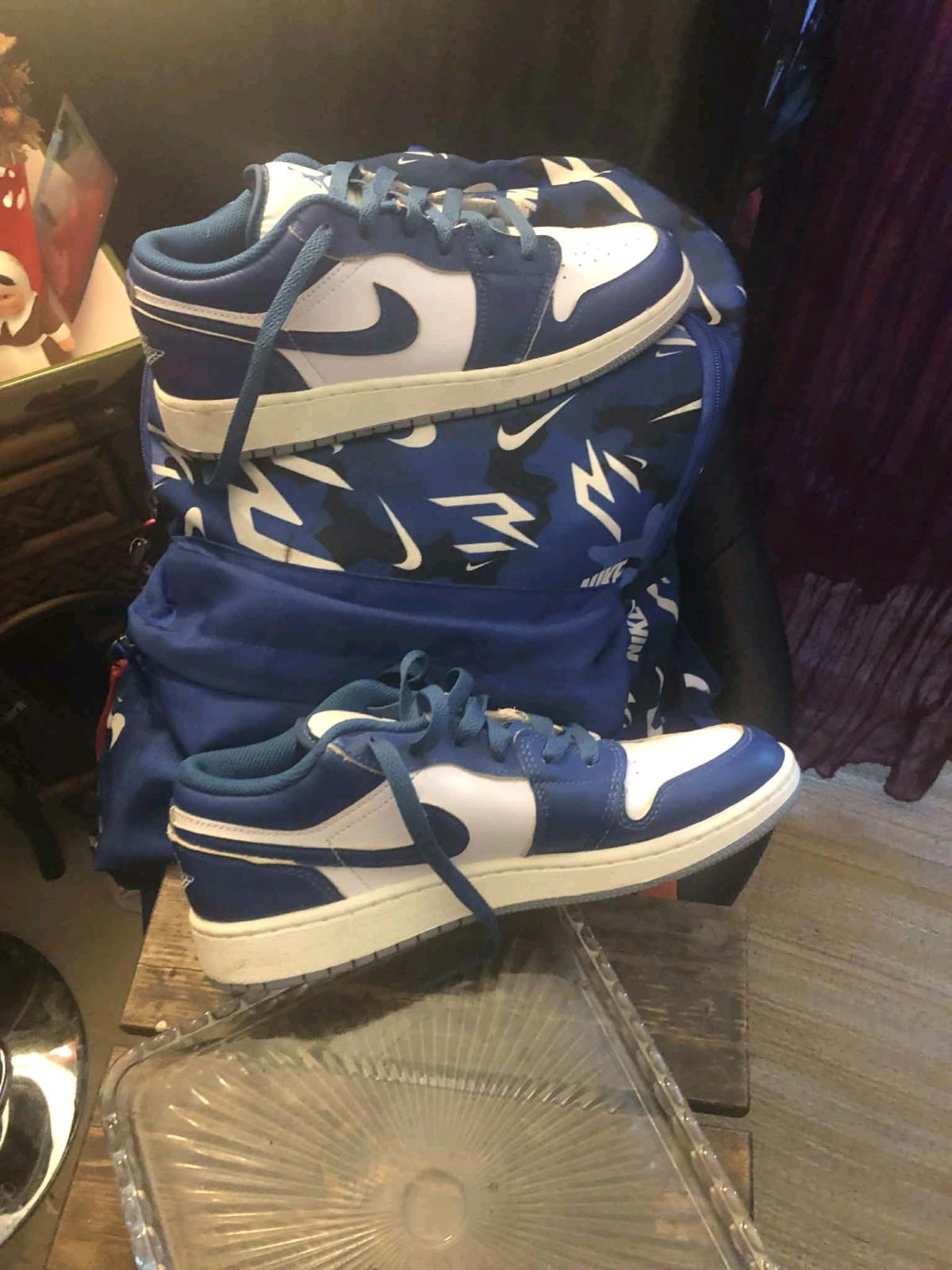 Nike shoes with Nike backpack