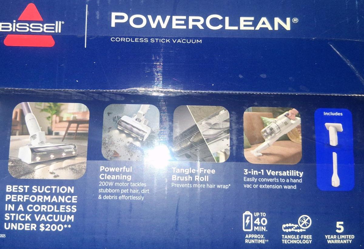 Brand New Bissell PowerClean Cordless Stick Vacuum  Pet Hair - Ann Arbor, Michigan - FleaMarketBay