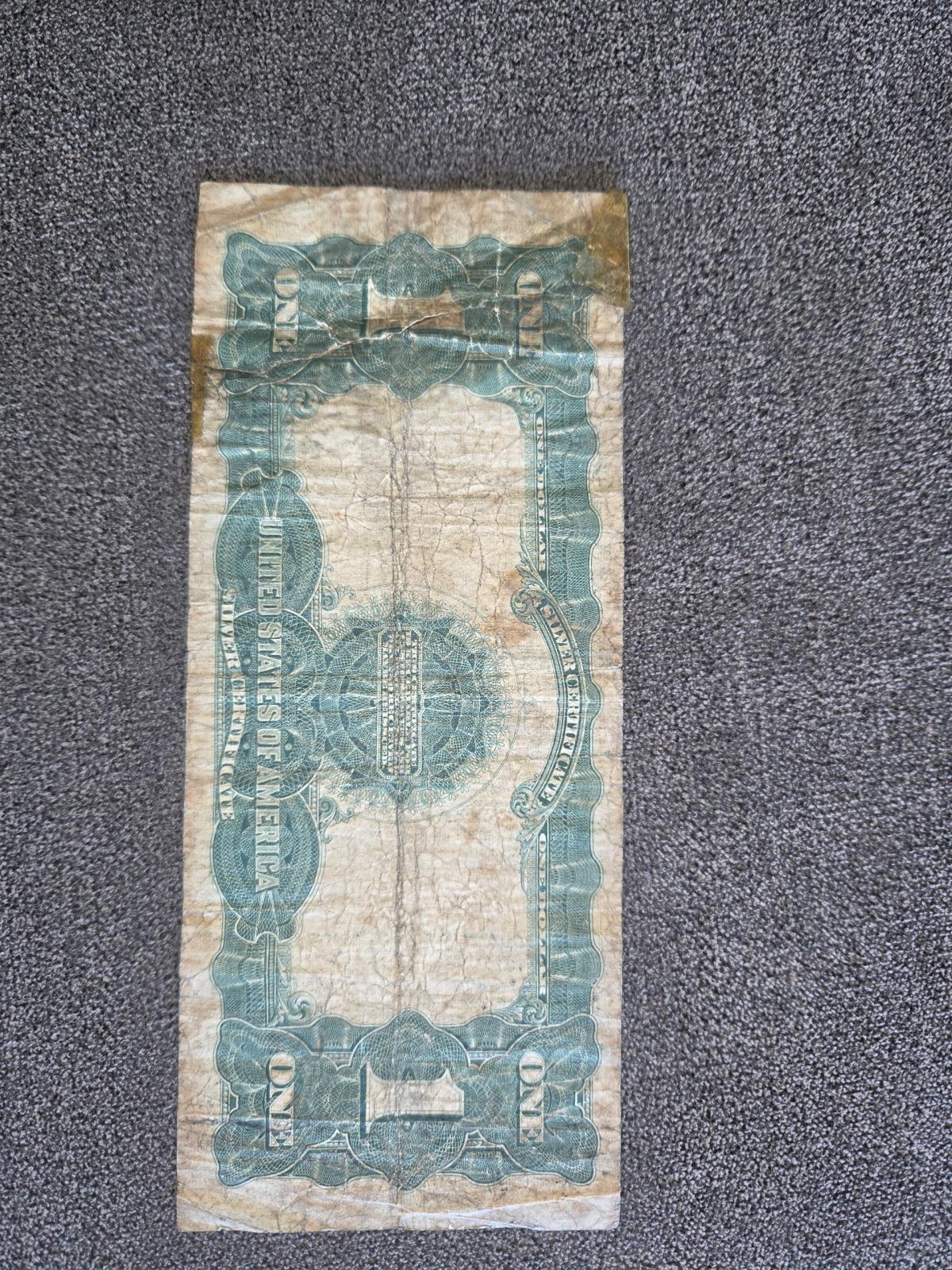 1899 one dollar silver certificate Black Eagle - Wyalusing, Pennsylvania - FleaMarketBay