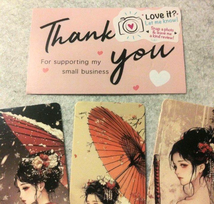 Handmade Japanese Geisha Bookmark Bundle Set of 5 - Monroeville, Alabama - FleaMarketBay