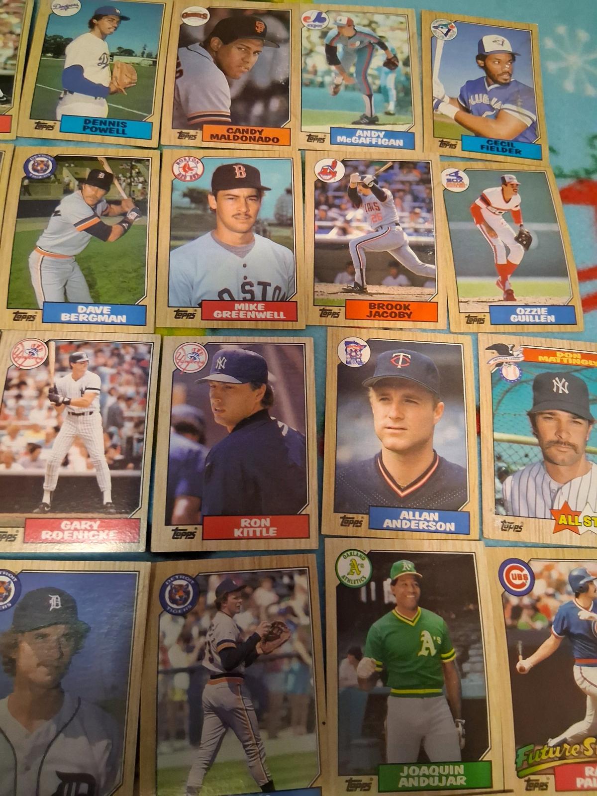 topps 1987 baseball cards set 792 cards - Beaumont, Texas - FleaMarketBay