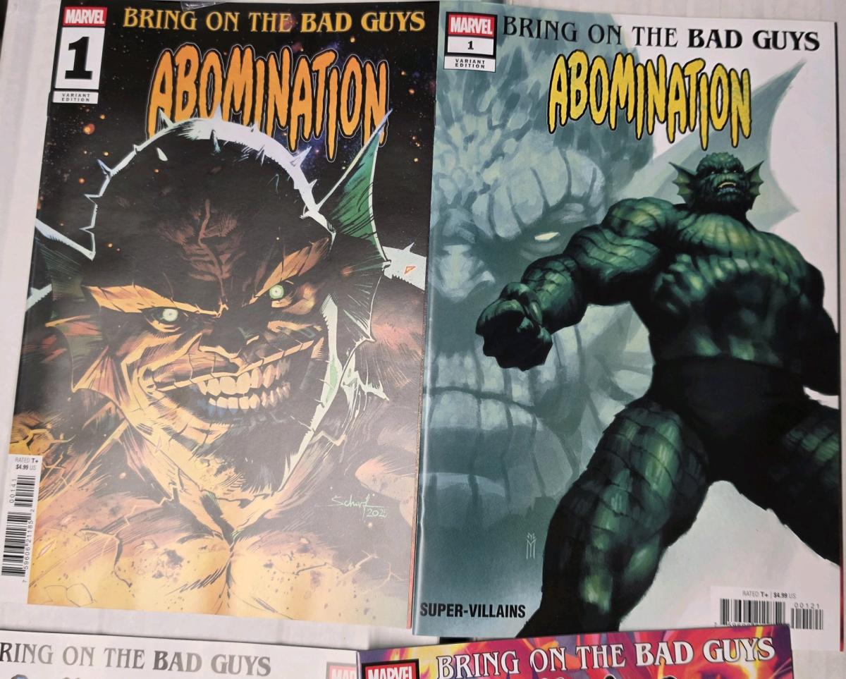 Bring on the Bad Guys Abomination1 Incredible Hulk Lot of 4 - Homewood, Illinois - FleaMarketBay
