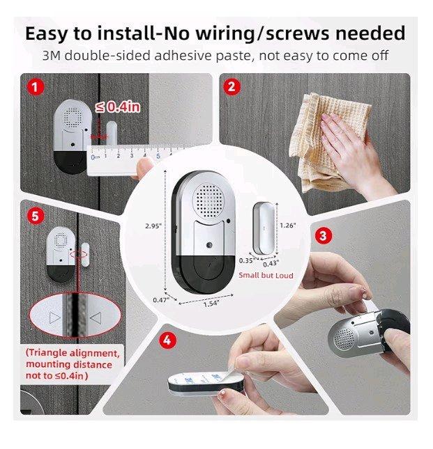 Sanjie Door Window Alarms - Salt Lake City, Utah - FleaMarketBay