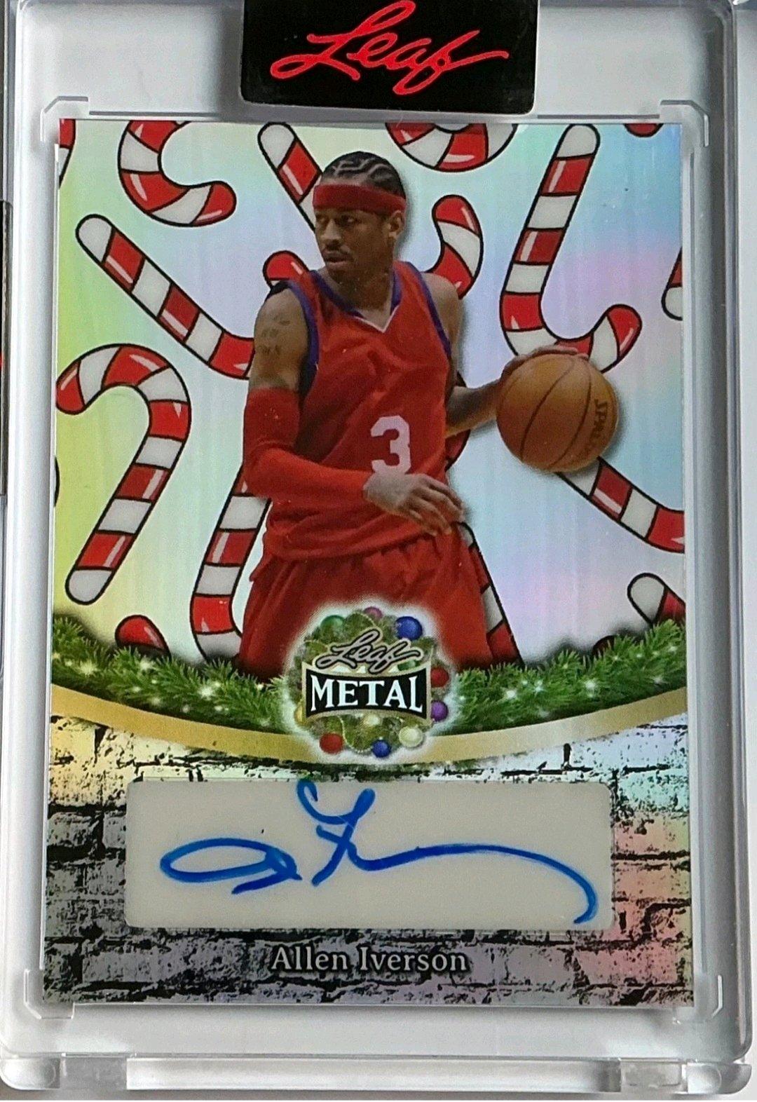 autographed allen iverson card - Bangor, Pennsylvania