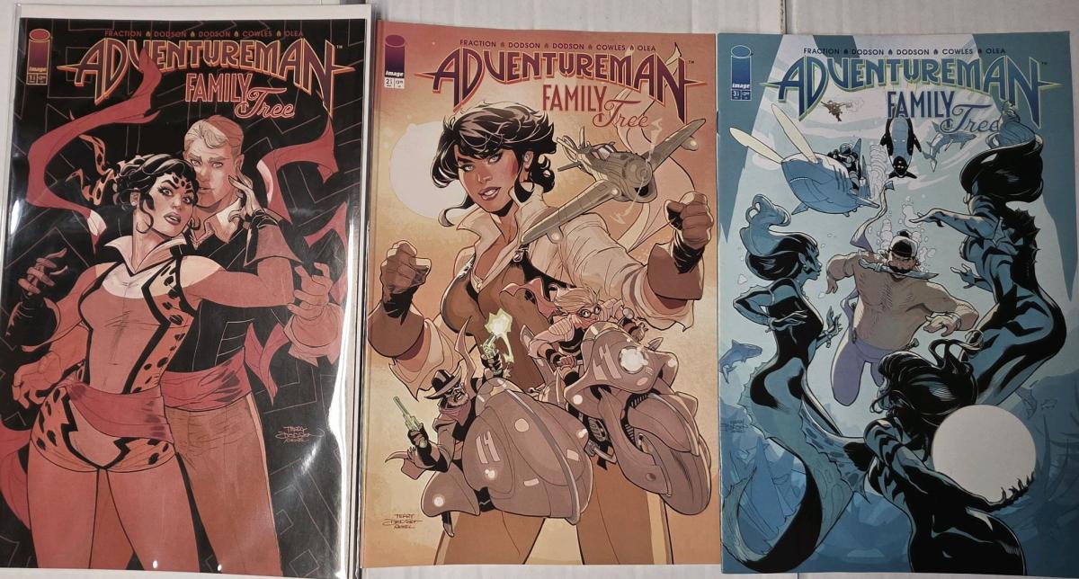 Adventureman Family Tree Terry Dodson 13 Full Complete Set - Homewood, Illinois - FleaMarketBay