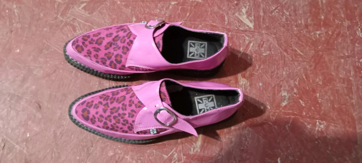 Pink Black and Leopard print Creepers - Ava, Missouri - FleaMarketBay