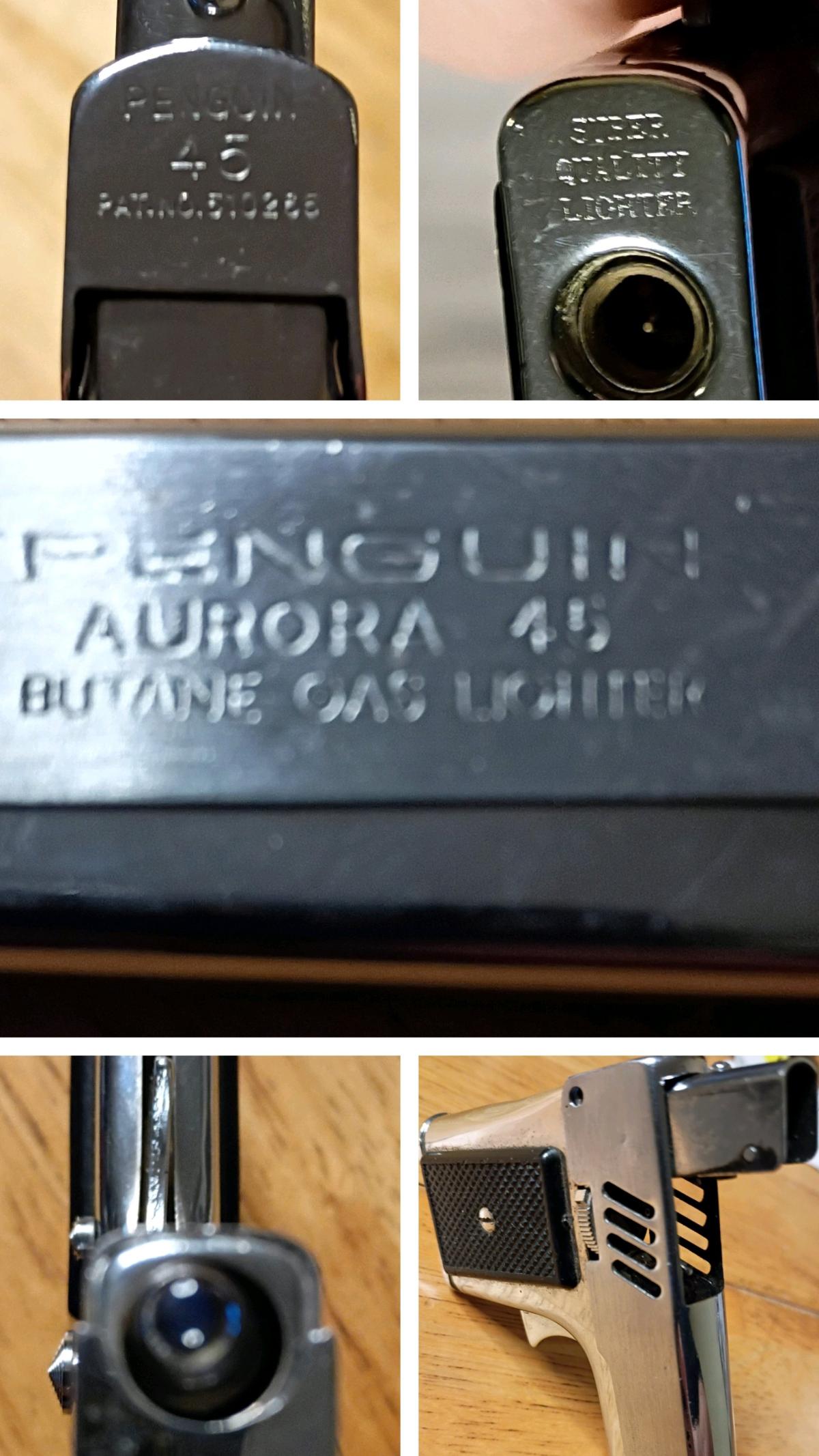 vintage Aurora penguin 45 gas lighter and flashlight combo - Tomah, Wisconsin - FleaMarketBay