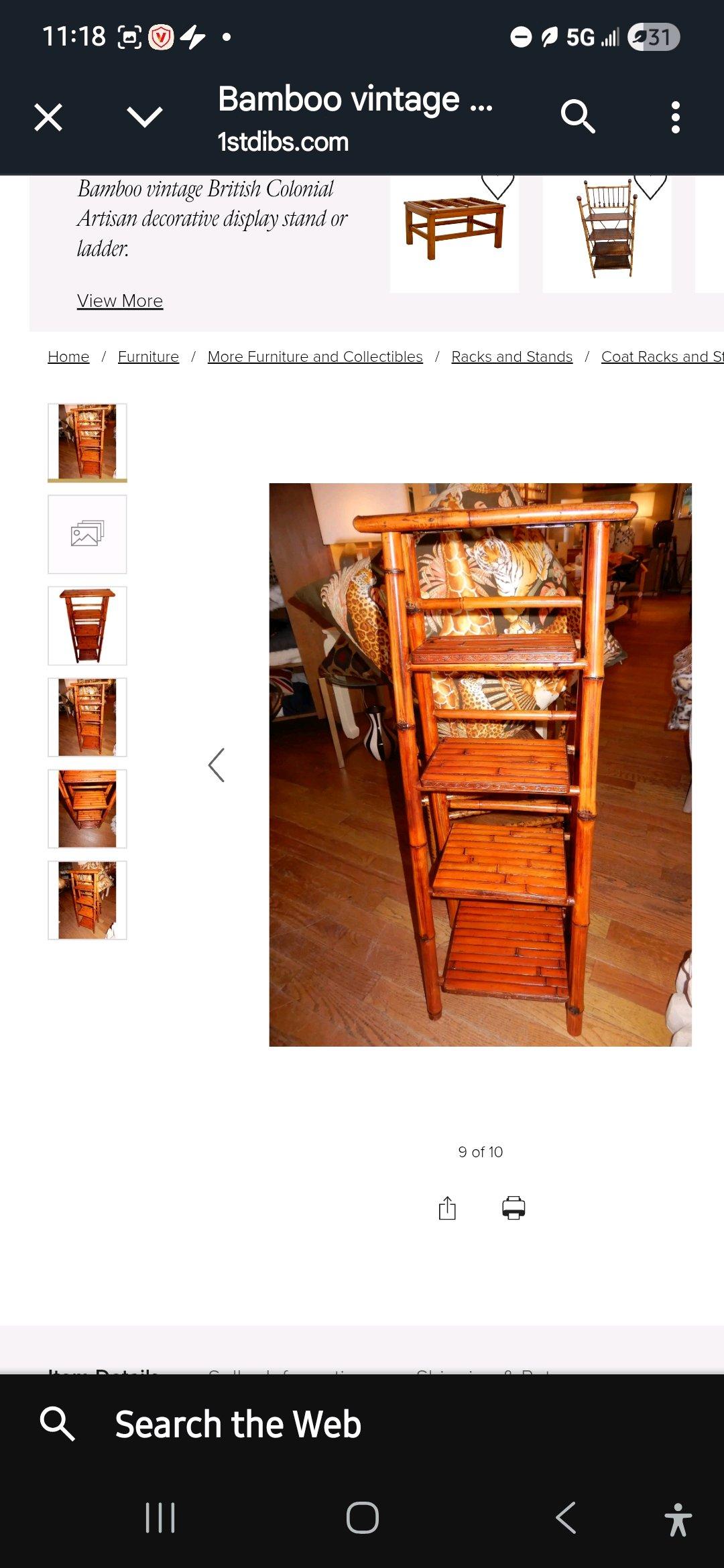 bamboo ladder - Montgomery, Alabama - FleaMarketBay