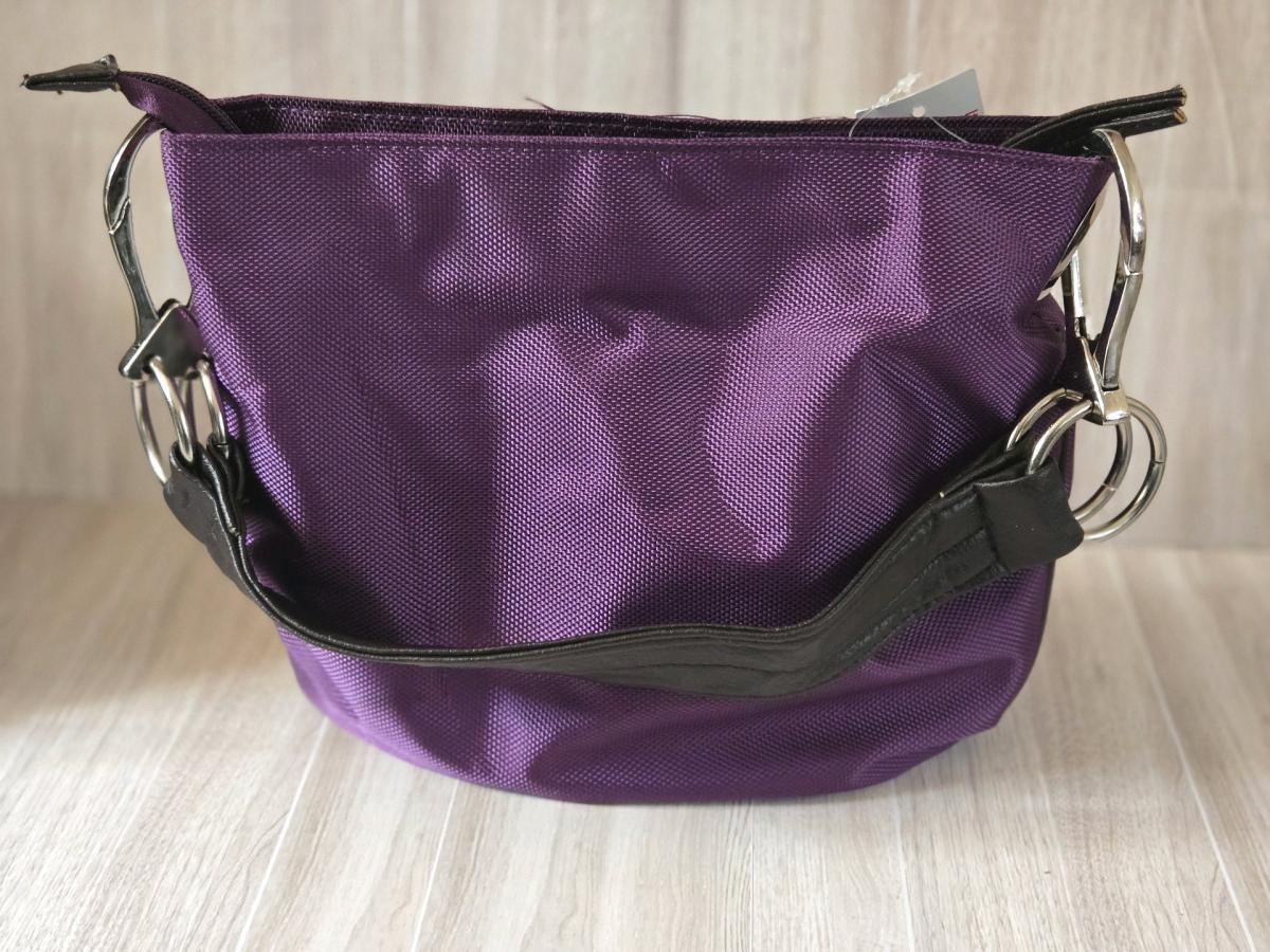 cute purple shoulder tote