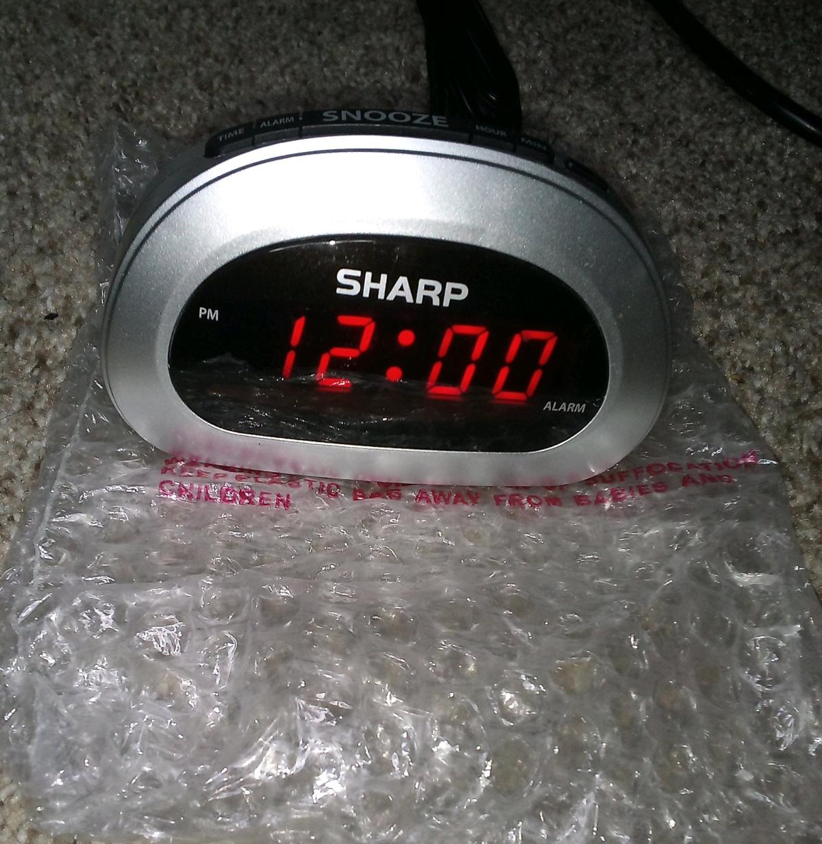 Sharp Digital Alarm Clock