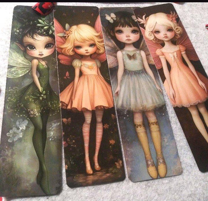 Floral Fairy Handmade Bookmarks Elf  Wonderland Fantasy Book - Monroeville, Alabama - FleaMarketBay