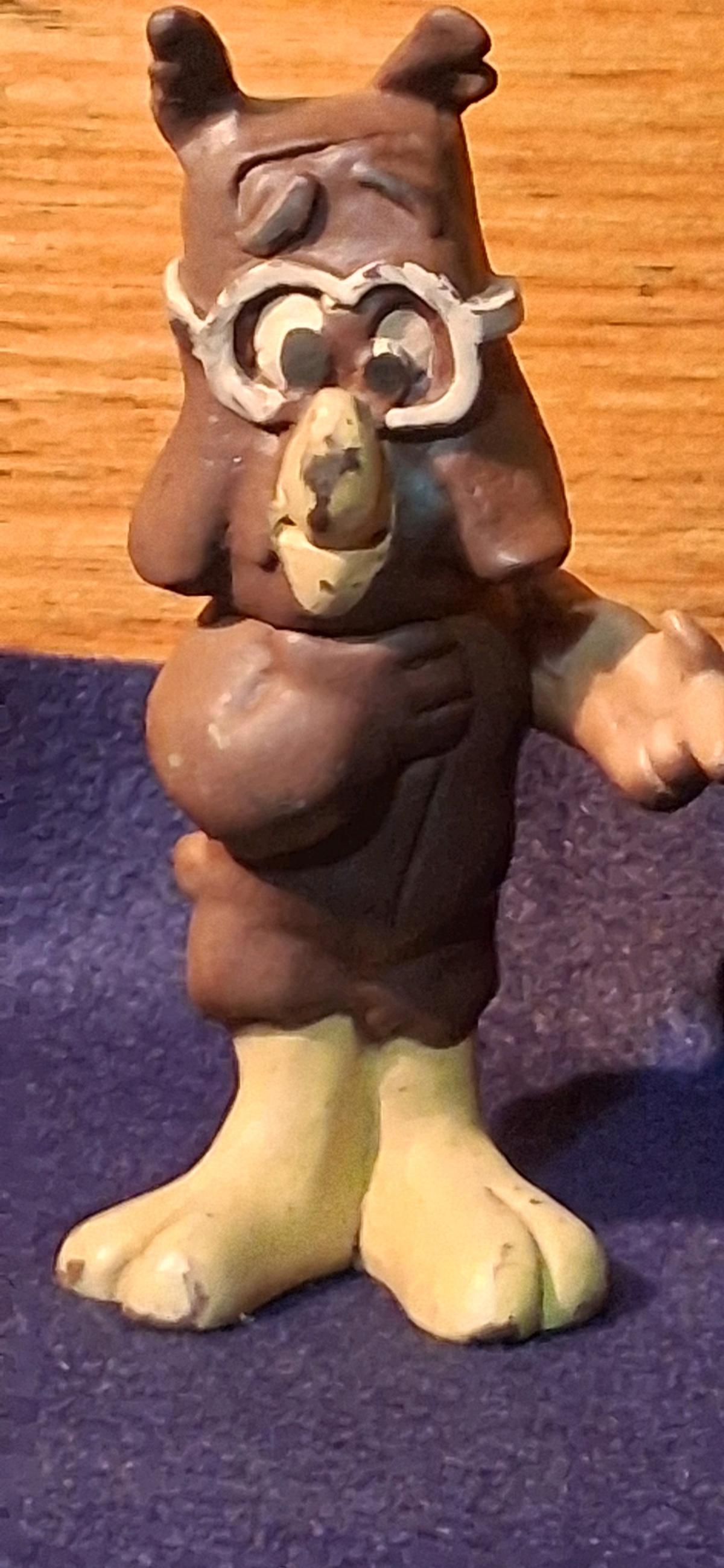 Vintage 1969 Howland Owl Figurine from Pogo Comic Strip - Marshfield, Wisconsin - FleaMarketBay