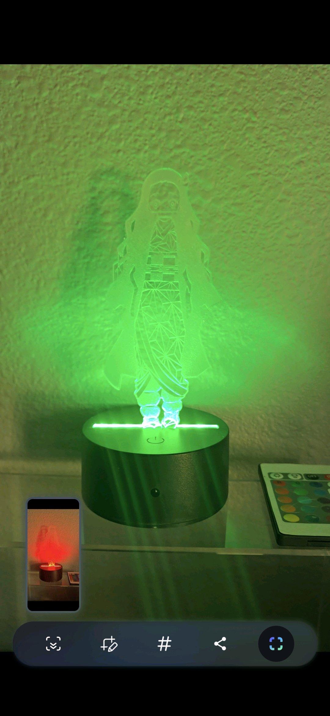 Nezuko illusion lamp - Corpus Christi, Texas - FleaMarketBay