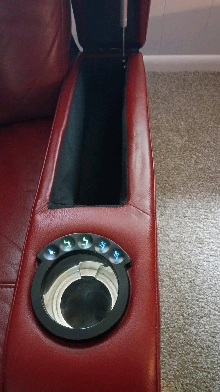 RTG Leather Recliner 3 Pcs Burgundy set - Newark, Delaware - FleaMarketBay