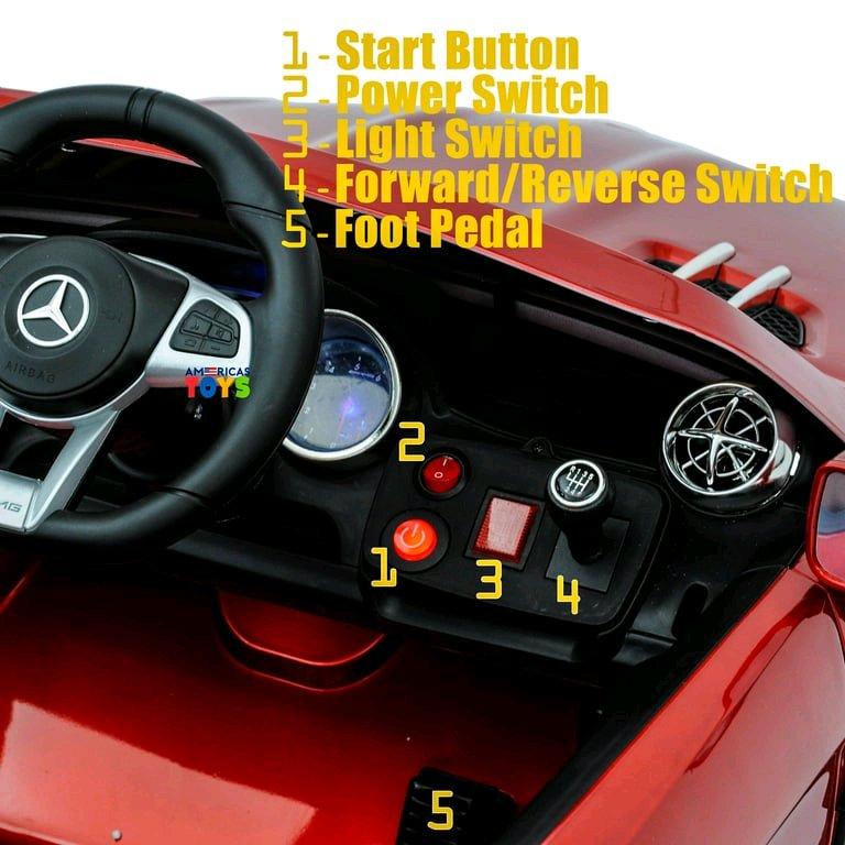 Kids Mercedes RideIn AMG Electric Car Toy Used CO Springs - Colorado Springs, Colorado - FleaMarketBay