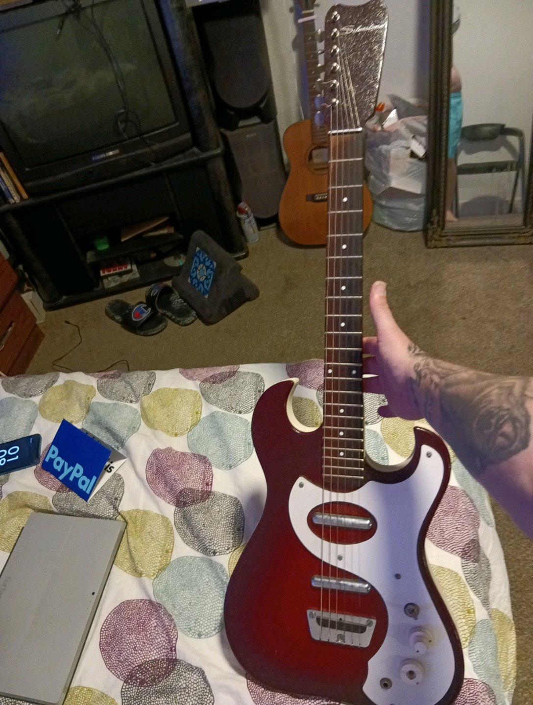1960s silvertone guitar all original - Olivehurst, California