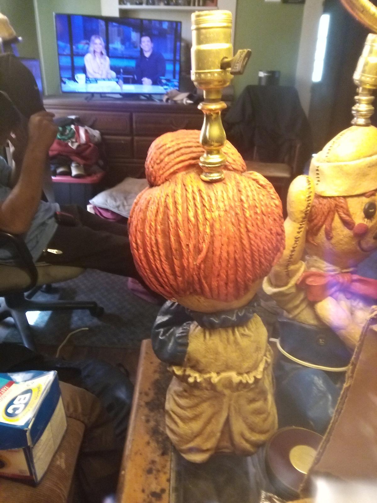 raggedy ann and Andy lamp - Pensacola, Florida - FleaMarketBay