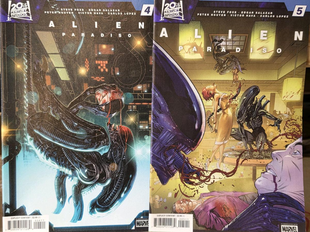 Alien Paradiso 1 2 3 4 5 Complete Set Cover A 15 NM Horror - Homewood, Illinois - FleaMarketBay