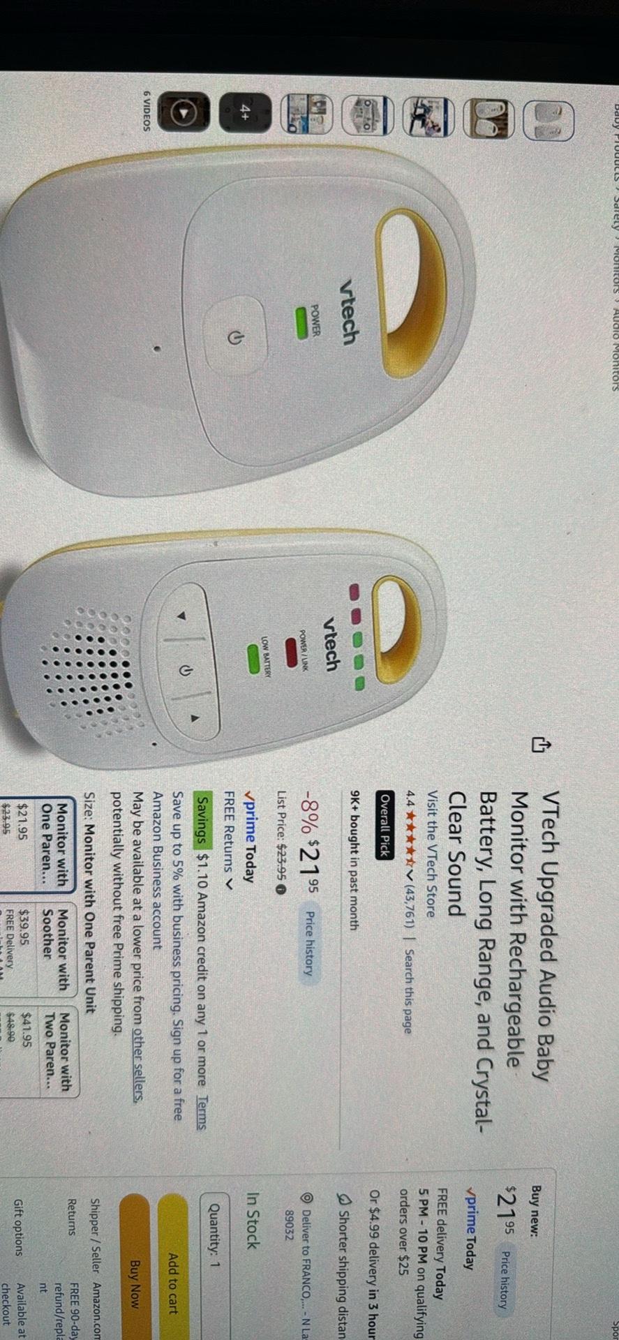 BABY MONITOR - North Las Vegas, Nevada - FleaMarketBay