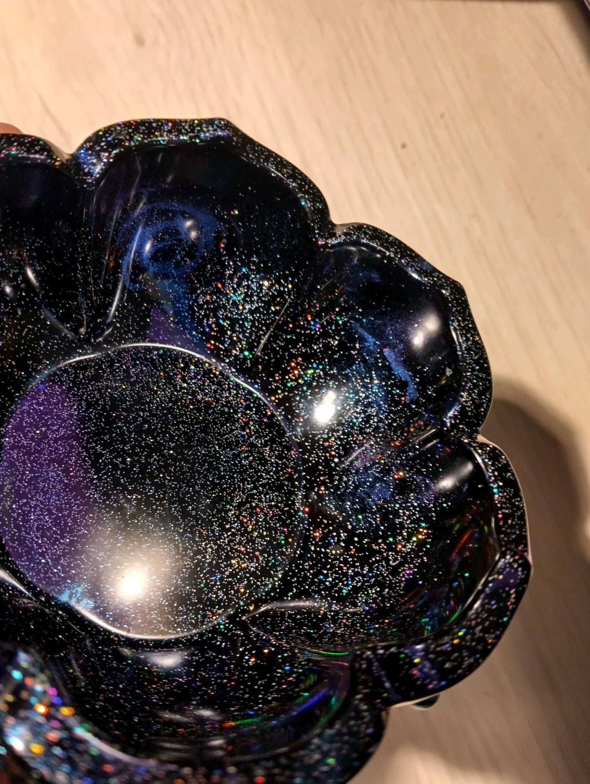 Handmade metallic Flower bowl - Bogalusa, Louisiana - FleaMarketBay