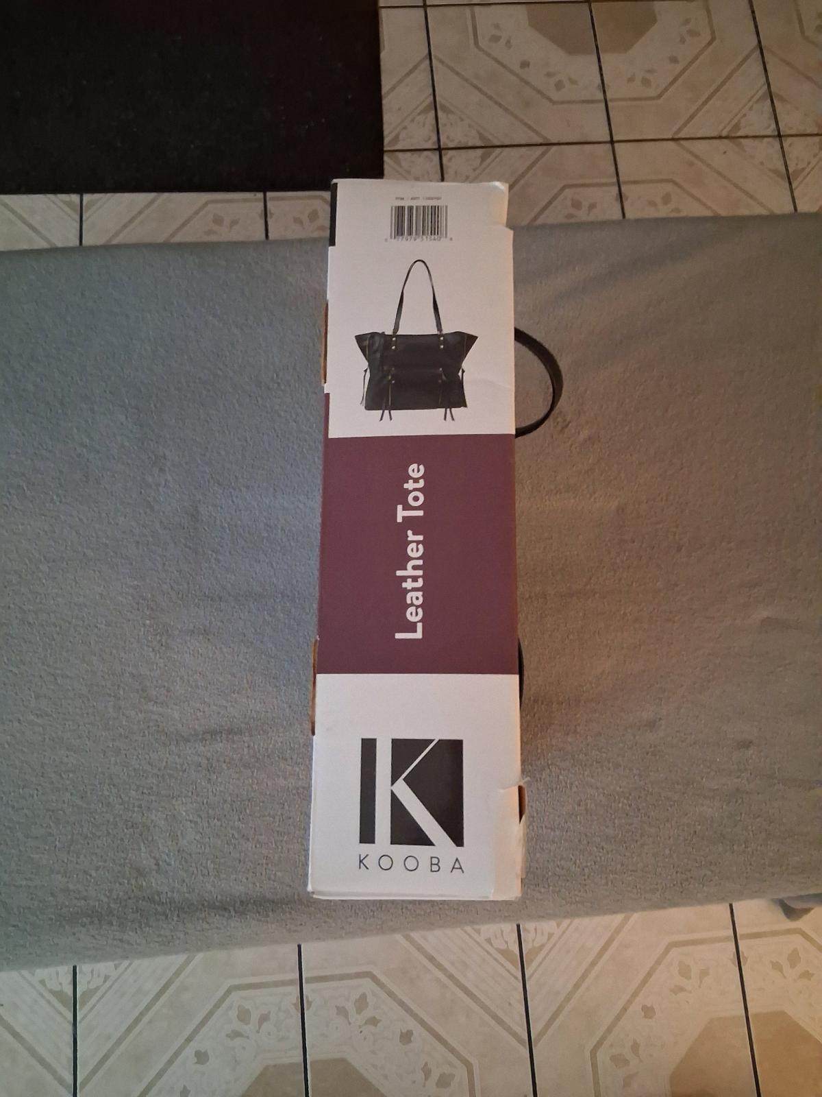 Kooba 12 Inch Black Leather Tote Bag Purse - North Hollywood, California - FleaMarketBay