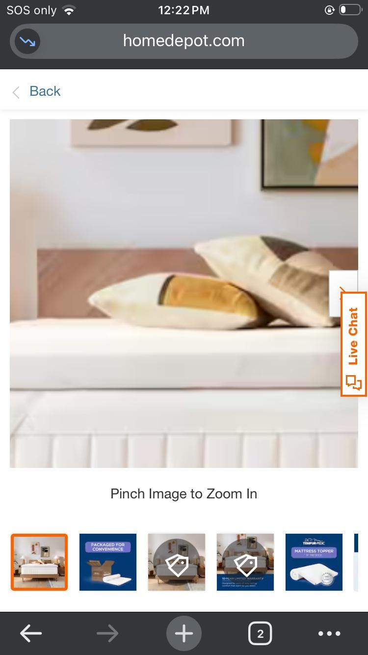 temper pedicure mattress topper - Victoria, Texas - FleaMarketBay