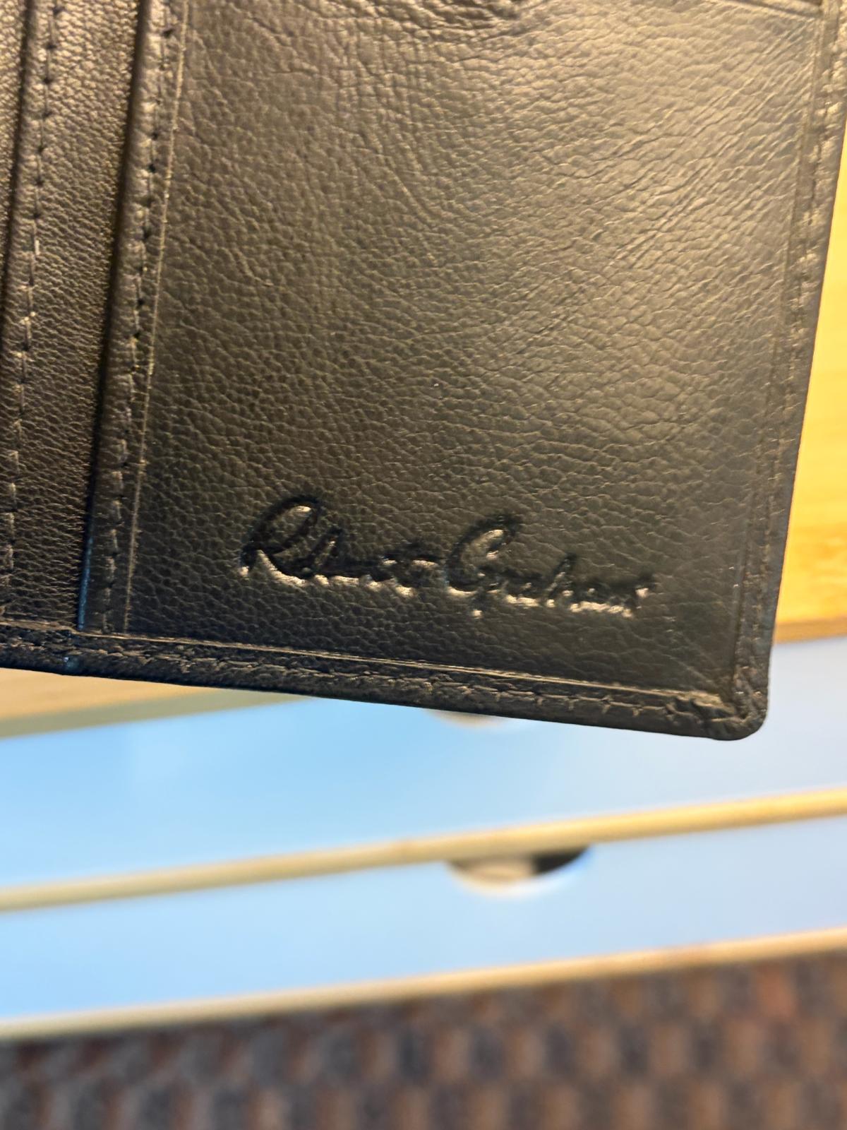 Robert Graham Mens Leather RFID Card Case Wallet Black - Palm Harbor, Florida - FleaMarketBay