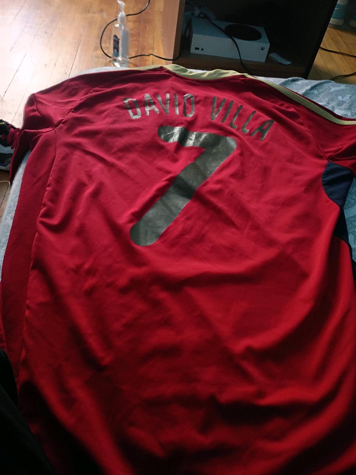 spain David villa jersey adidas - Chicago, Illinois - FleaMarketBay