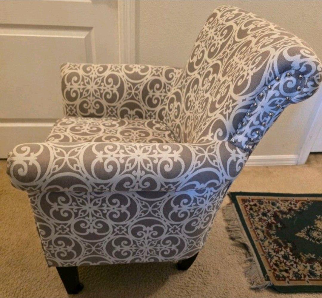 Brooke Tight Back Club Chair Grey Multi Solid Wood - Hudson, Florida - FleaMarketBay