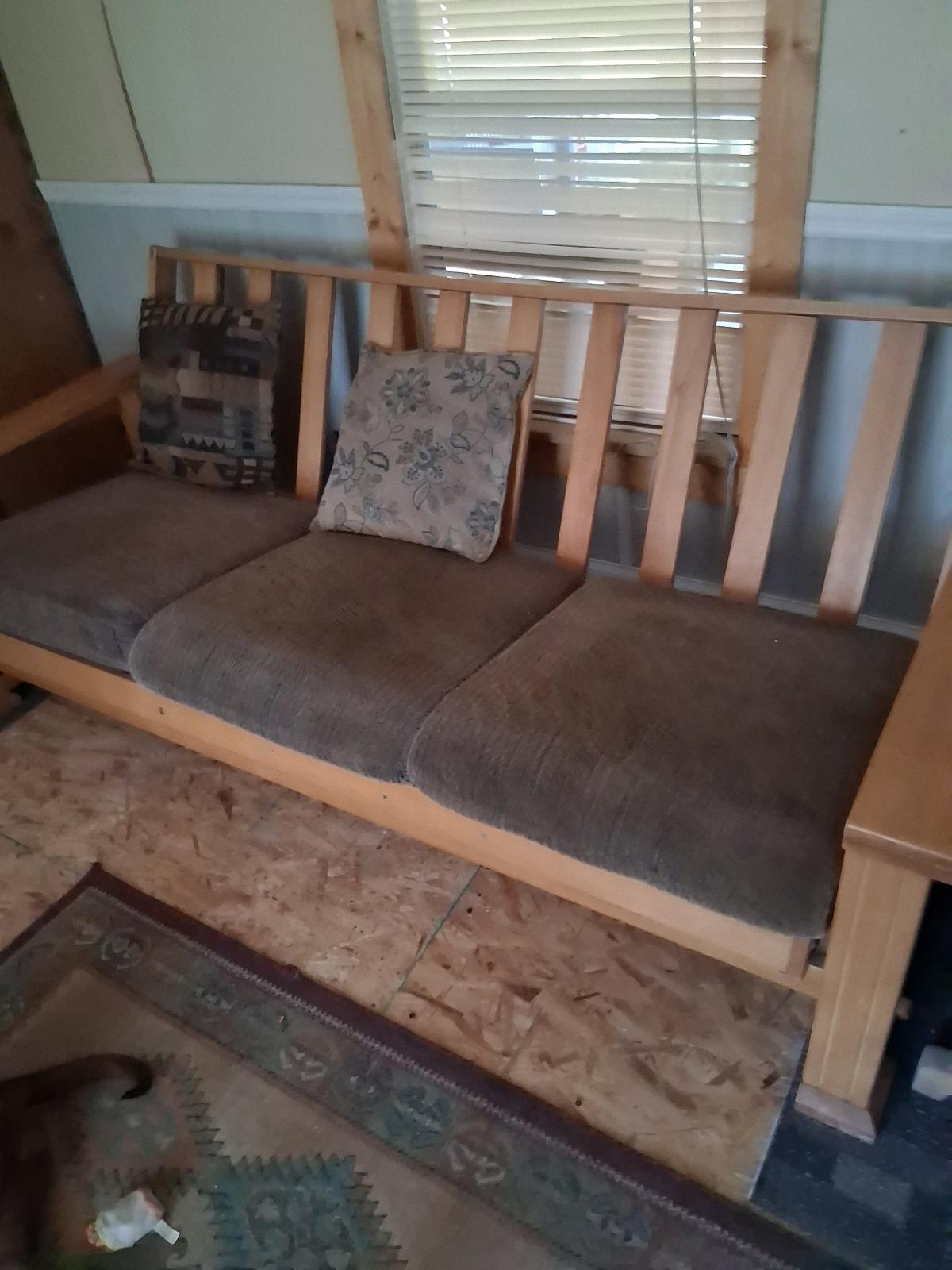 full size wooden futon - Port Richey, Florida - FleaMarketBay
