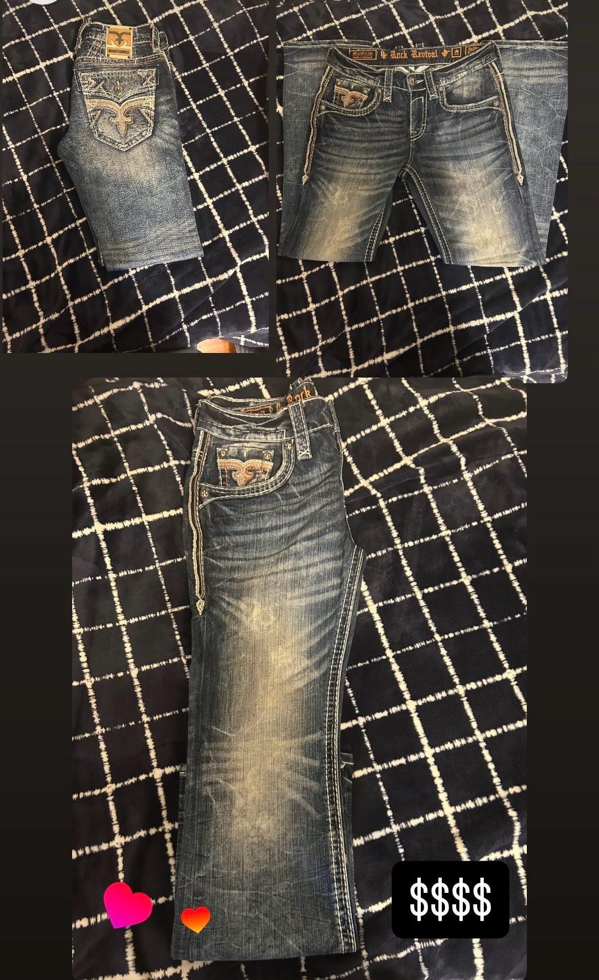 Rock Revival Jeans  Original  Premium denim jeans in great - Livermore, California - FleaMarketBay