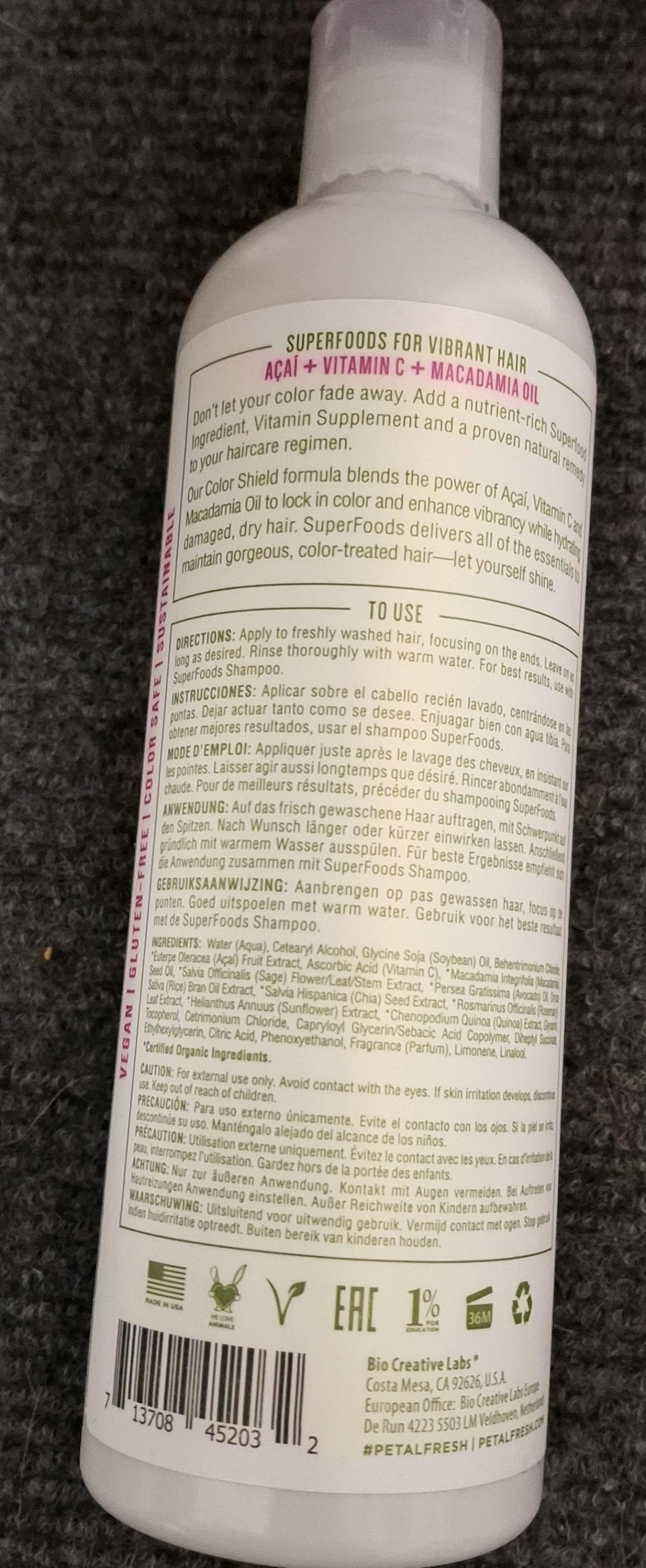 petal fresh pure Super foods color shield conditioner - Lakewood, Washington - FleaMarketBay