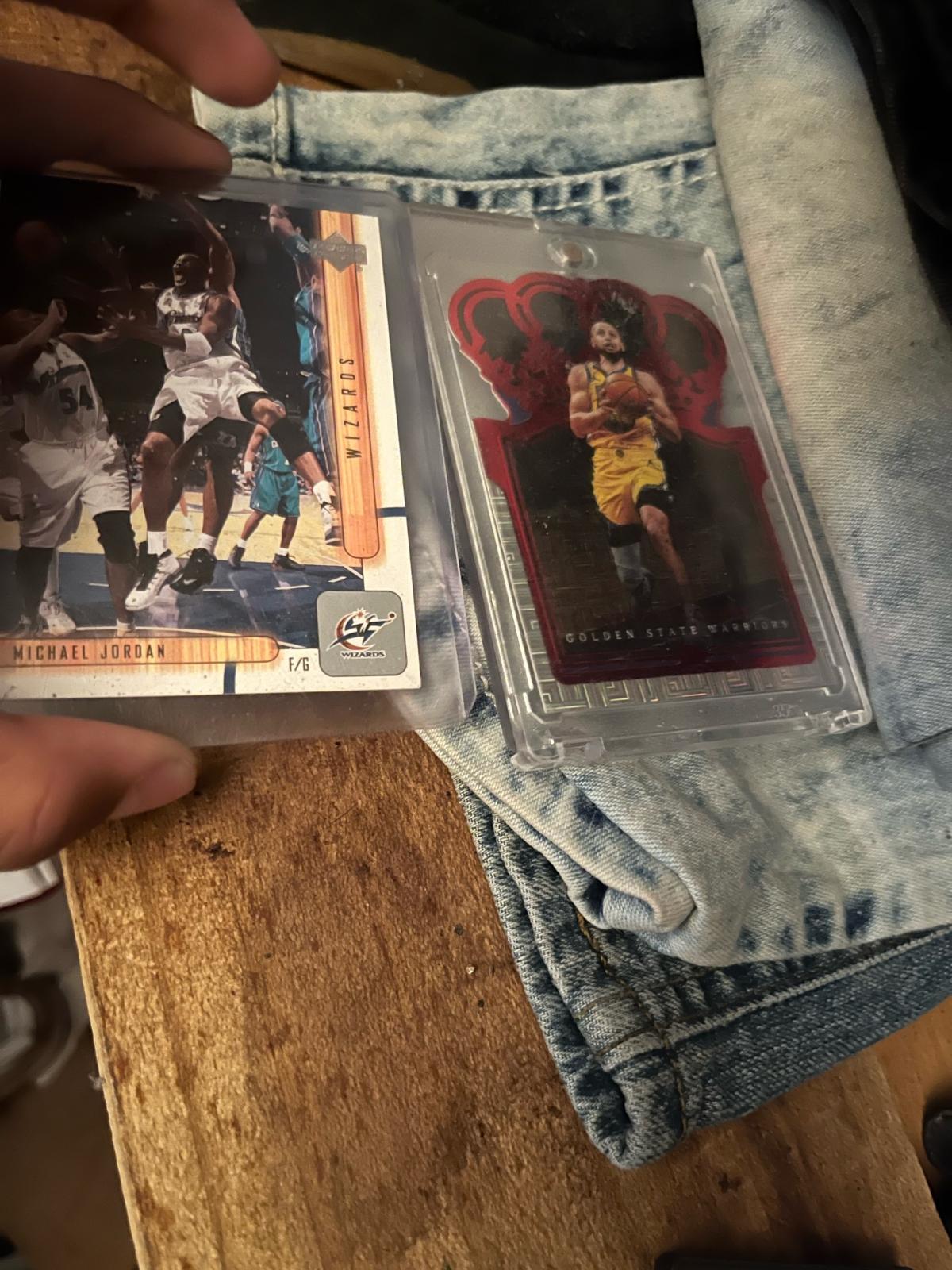 Steph curry and a mj card - San Antonio, Texas - FleaMarketBay
