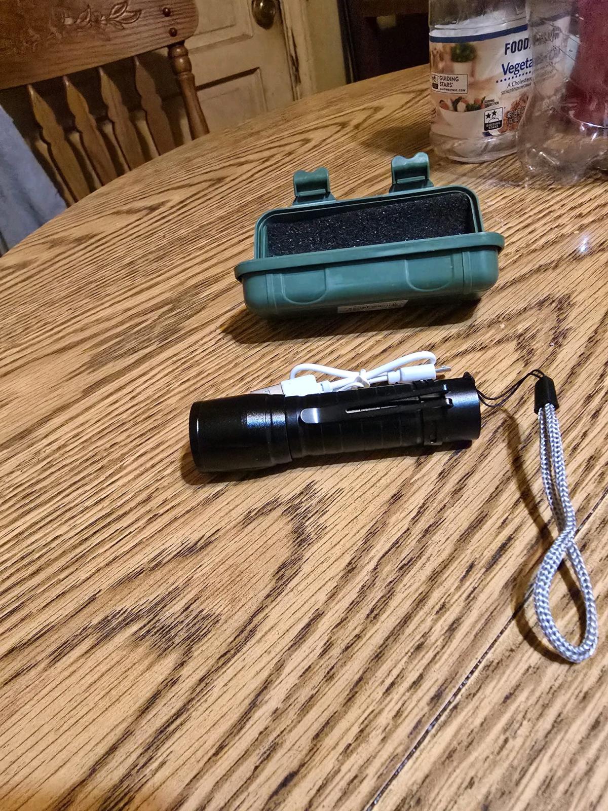 LED flashlight with case - High Point, North Carolina - FleaMarketBay