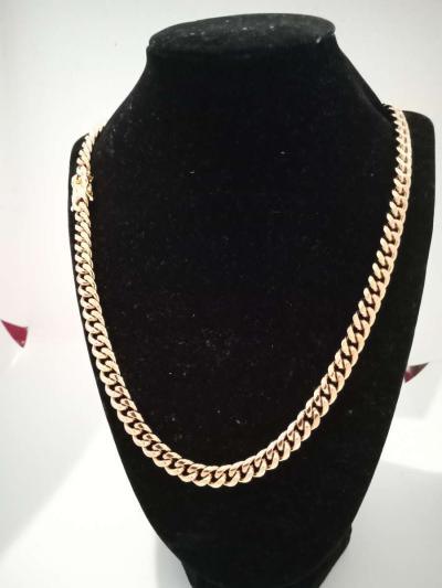 Mii Cuban 10k Solid Gold