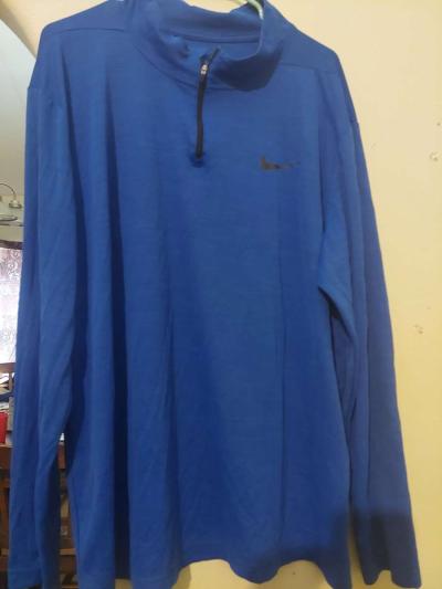 Nike blue dry fit sweater for men